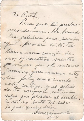 Dad's Spanish Love Letter